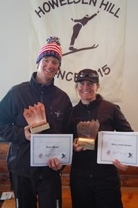Drew Hauser and Kelsey Schmid-Sommer - 2009 US Telemark National Champions